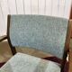 Pair of English teak armchairs from the 1970s.
