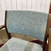 Pair of English teak armchairs from the 1970s.
