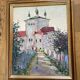 Old painting Oil on cardboard dimensions: height - 59 cm - width - 49 cm -