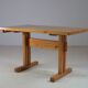 Table of solid pine arcs with extension, France 1970