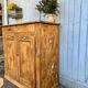 Antique solid wood sideboard
