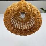 Wicker lamp, 1970s