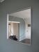 Vintage aluminum 77cm square mirror