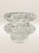 Pair of glass candlesticks