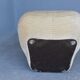Salon baquet en velours beige vintage années 70