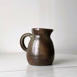 Glazed pitcher signed "Milky Way" decoration