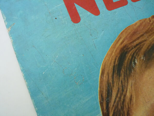 Ancienne affiche cartonnée double face Chocolat au lait Nestlé. Année 60