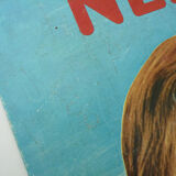 Ancienne affiche cartonnée double face Chocolat au lait Nestlé. Année 60