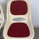 4 chaises Space Age, coque années 70 pour Lockhausen
