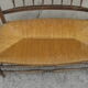 Vintage mulched wood bench