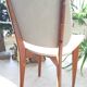 Vintage 1950s 60s dining room chair with tapered legs