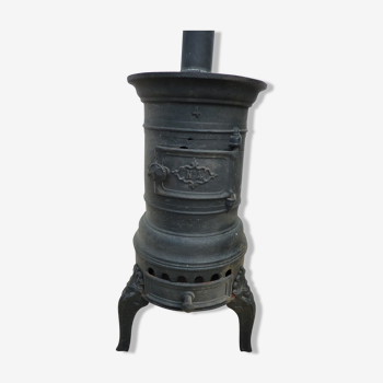Old cast iron wood stove