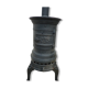 Old cast iron wood stove