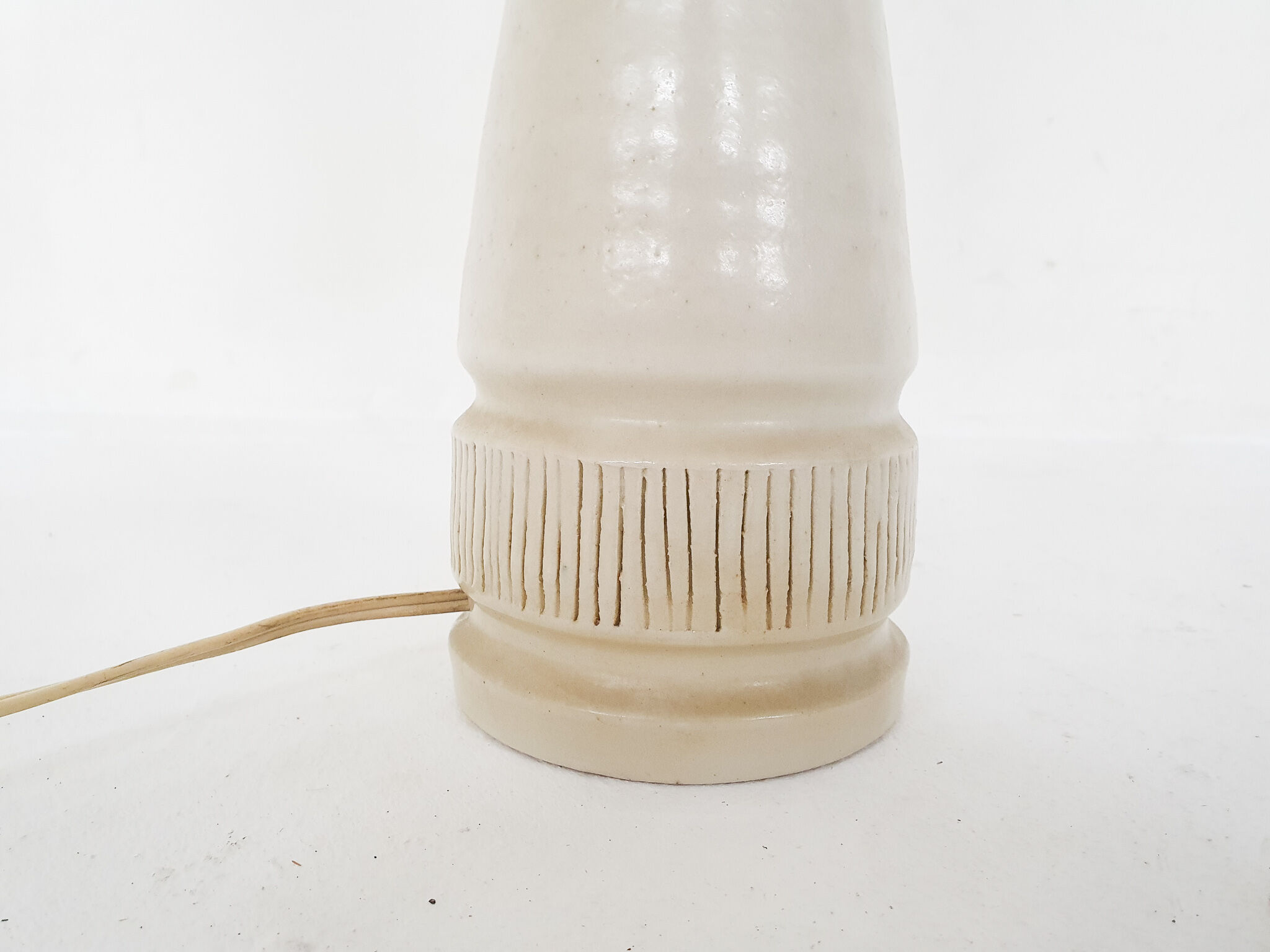 White ceramic table light by Mobach, The Netherlands, 1950's