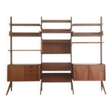 Mid-Century Modular Wall Unit Ergo in teak by John Texmon and Einar Blindheim for Blindheim Möbelfabrikk, 1960s.