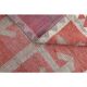 1970s Turkish Oushak Handmade Wool Cotton Red Runner Rug 90x304