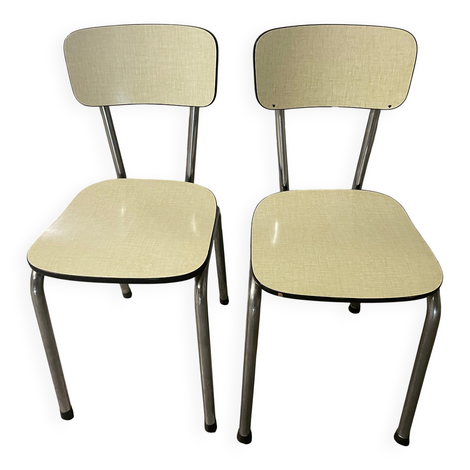 Pair of Formica chairs from the 1960s.