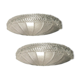 Large Murano Glass Sconces, 1980s, Set of 2