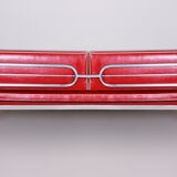 Red leather sofa by Hynekk Gottwald 1930
