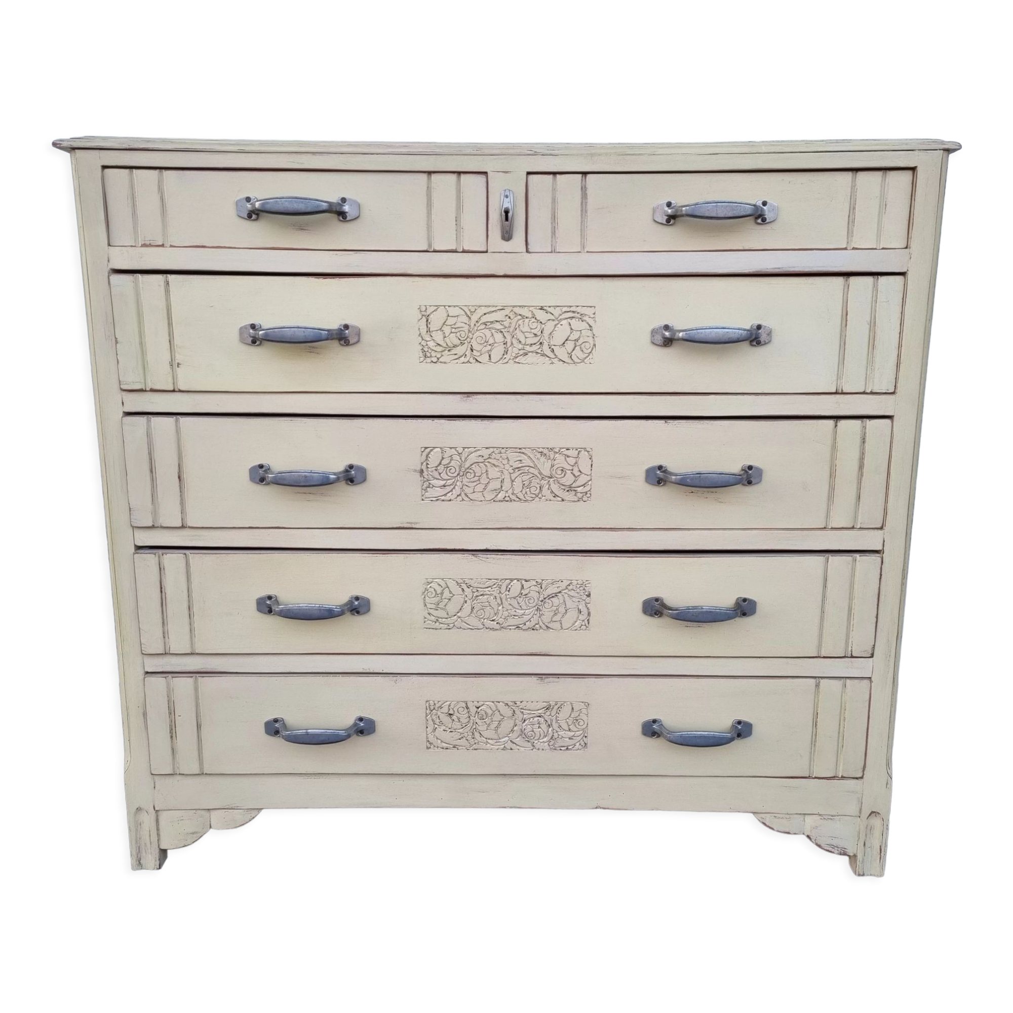 Patinated furniture of mercerie 30s