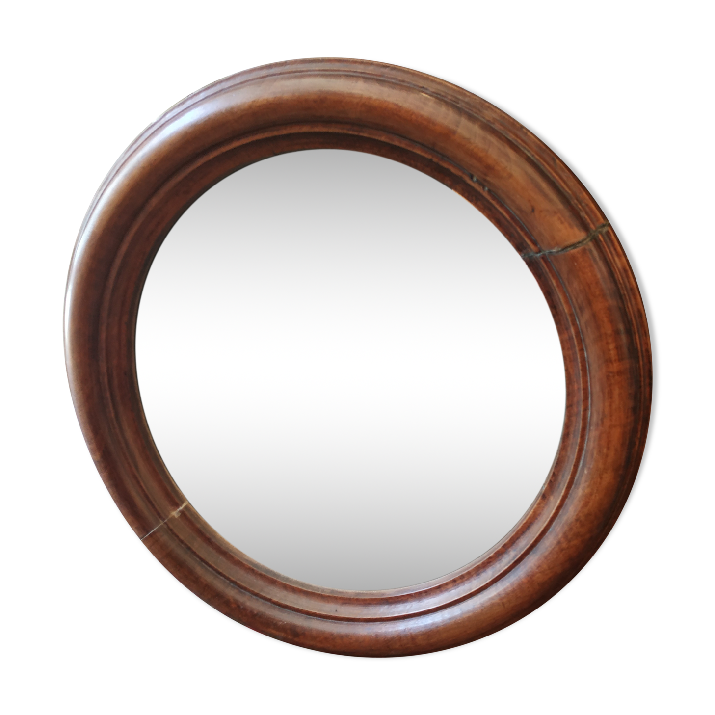 Old round mirror 47cm
