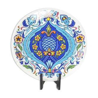 Assiette à dessert en faÏence Villeroy & Boch modèle "Izmir" datant de 1973