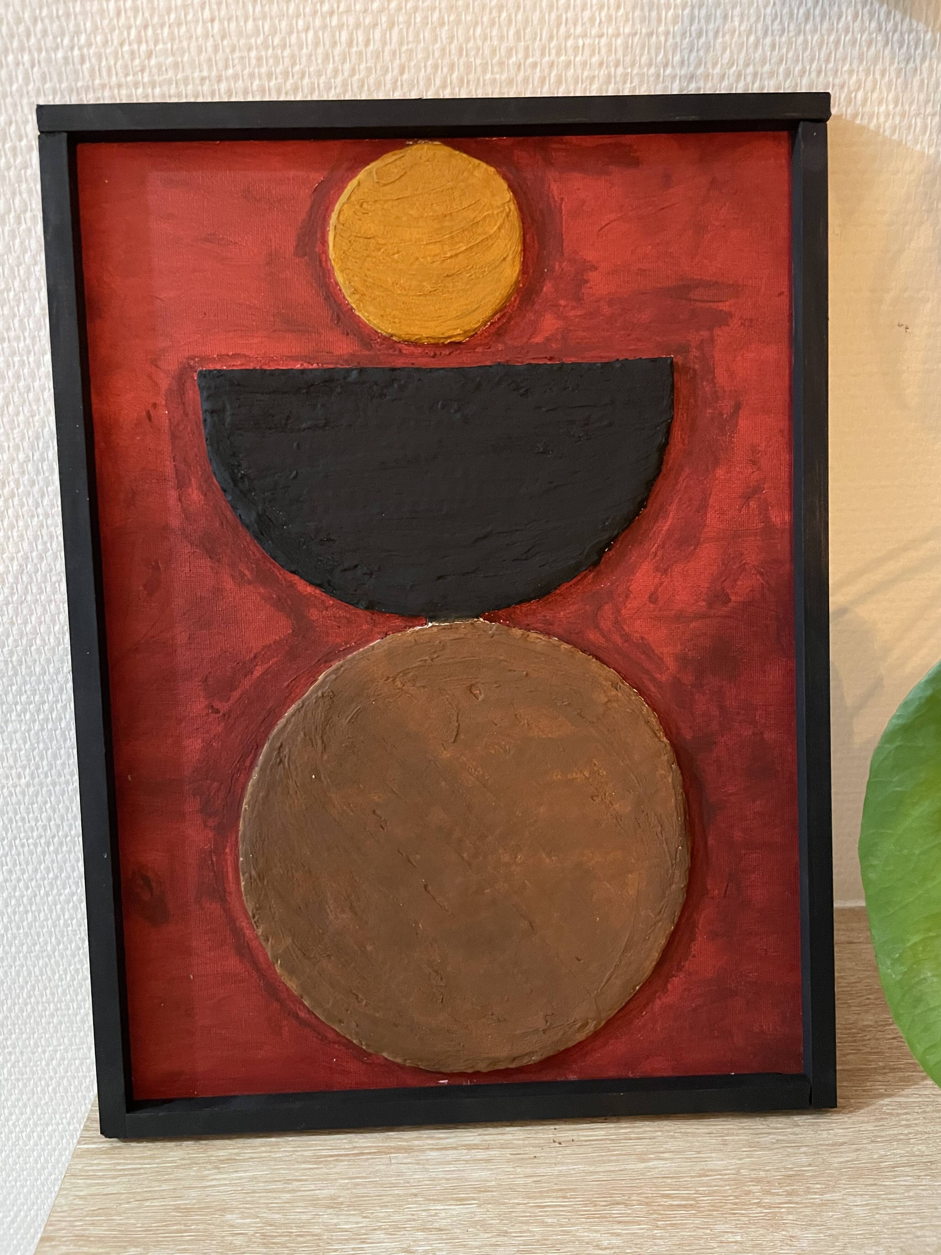 Contemporary relief artwork