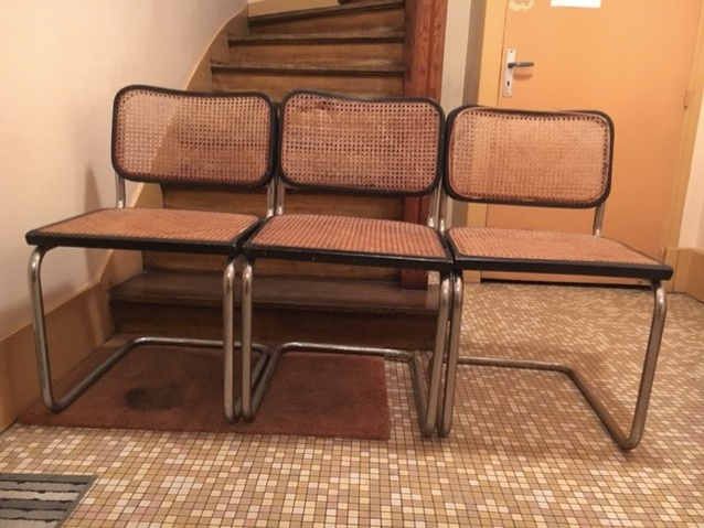 B32 by Marcel Breuer chairs