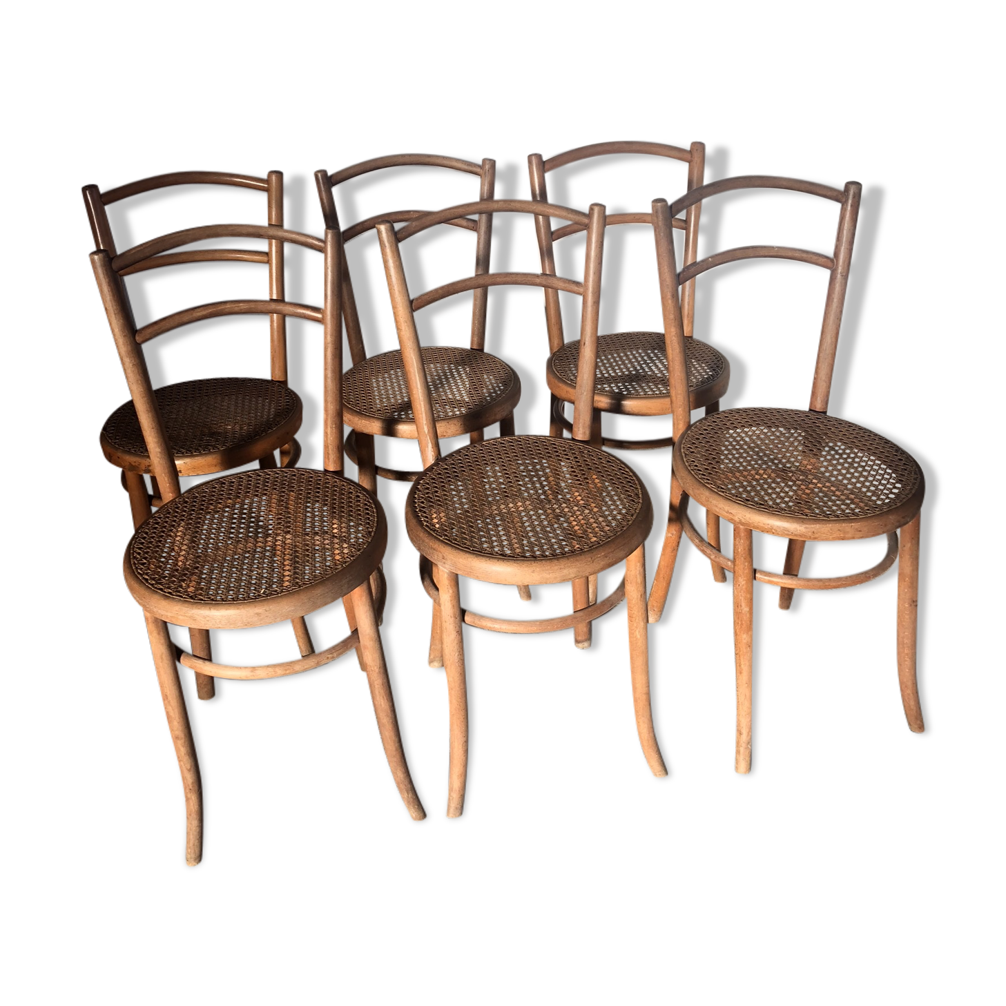 Set of ancient Fischel chairs