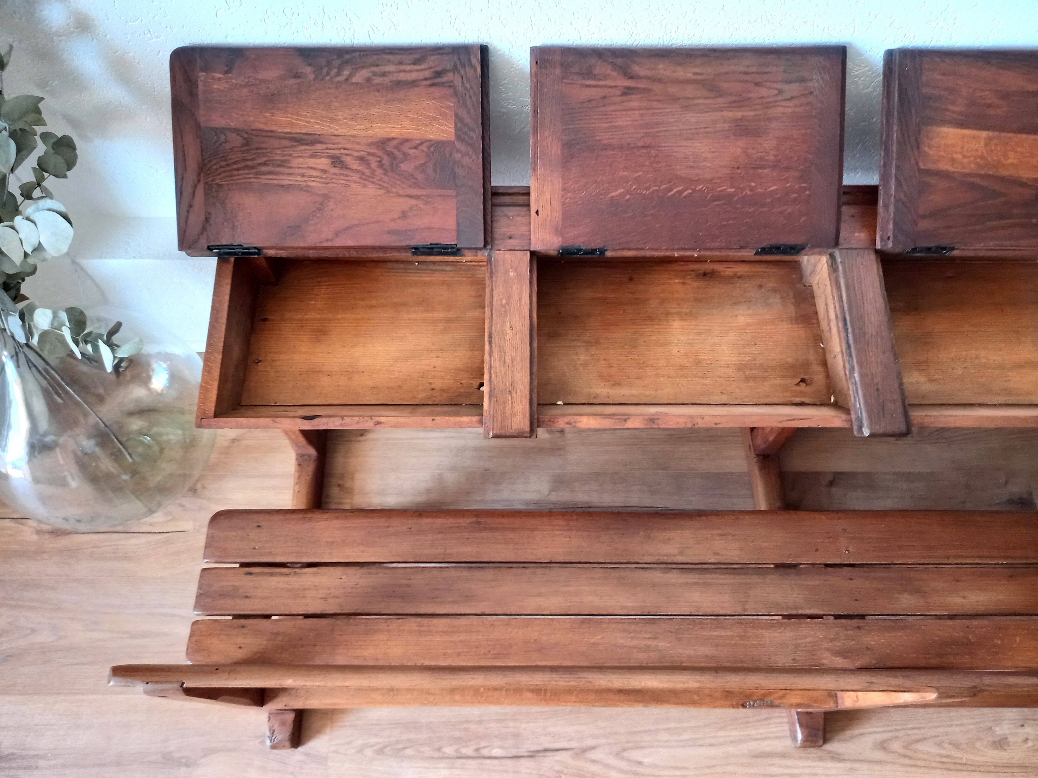 School desk 4 places