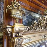 golden mirror with angels