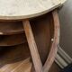 Louis XVI Style Half-Moon Chest of Drawers with Marquetry
