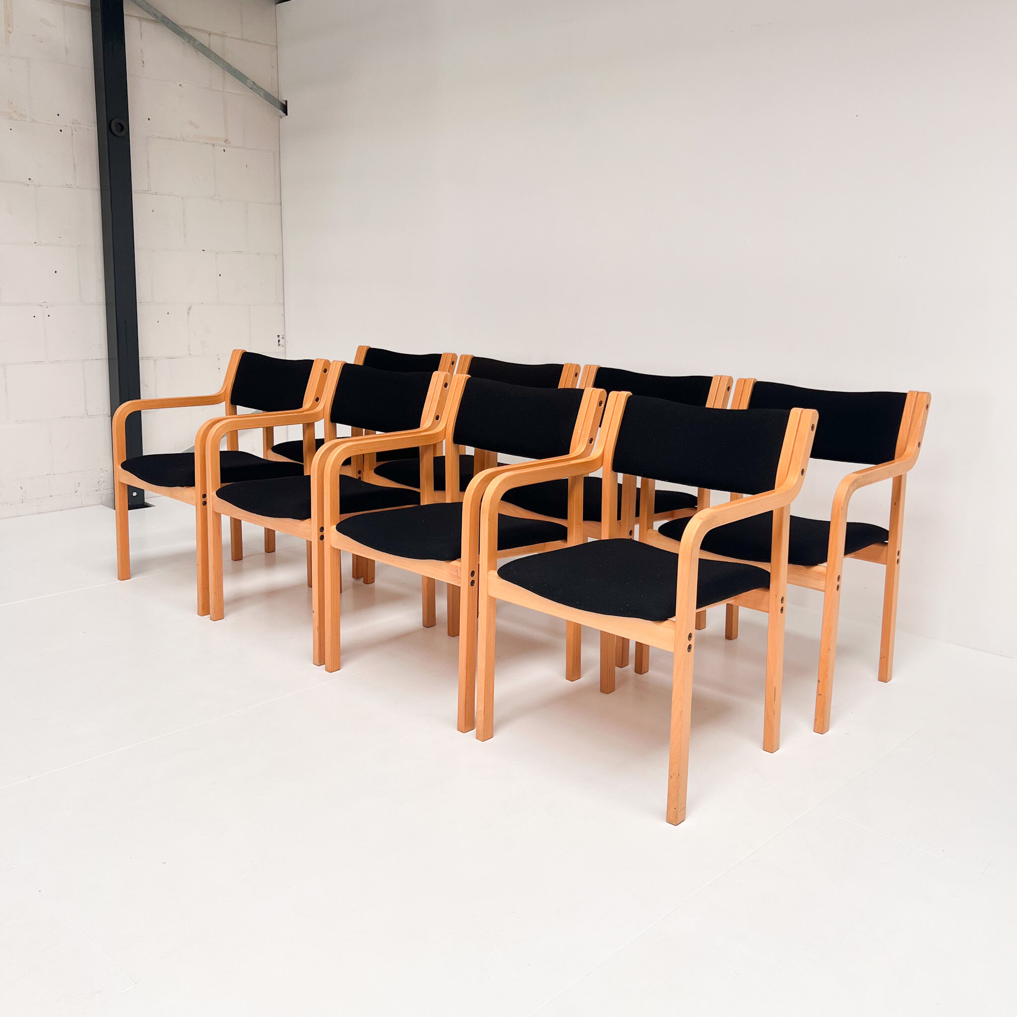 Scandinavian design chair by PO Korhonen, 1980s
