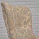 1970s, Danish easy side chair, original very good condition, floral furniture velour.