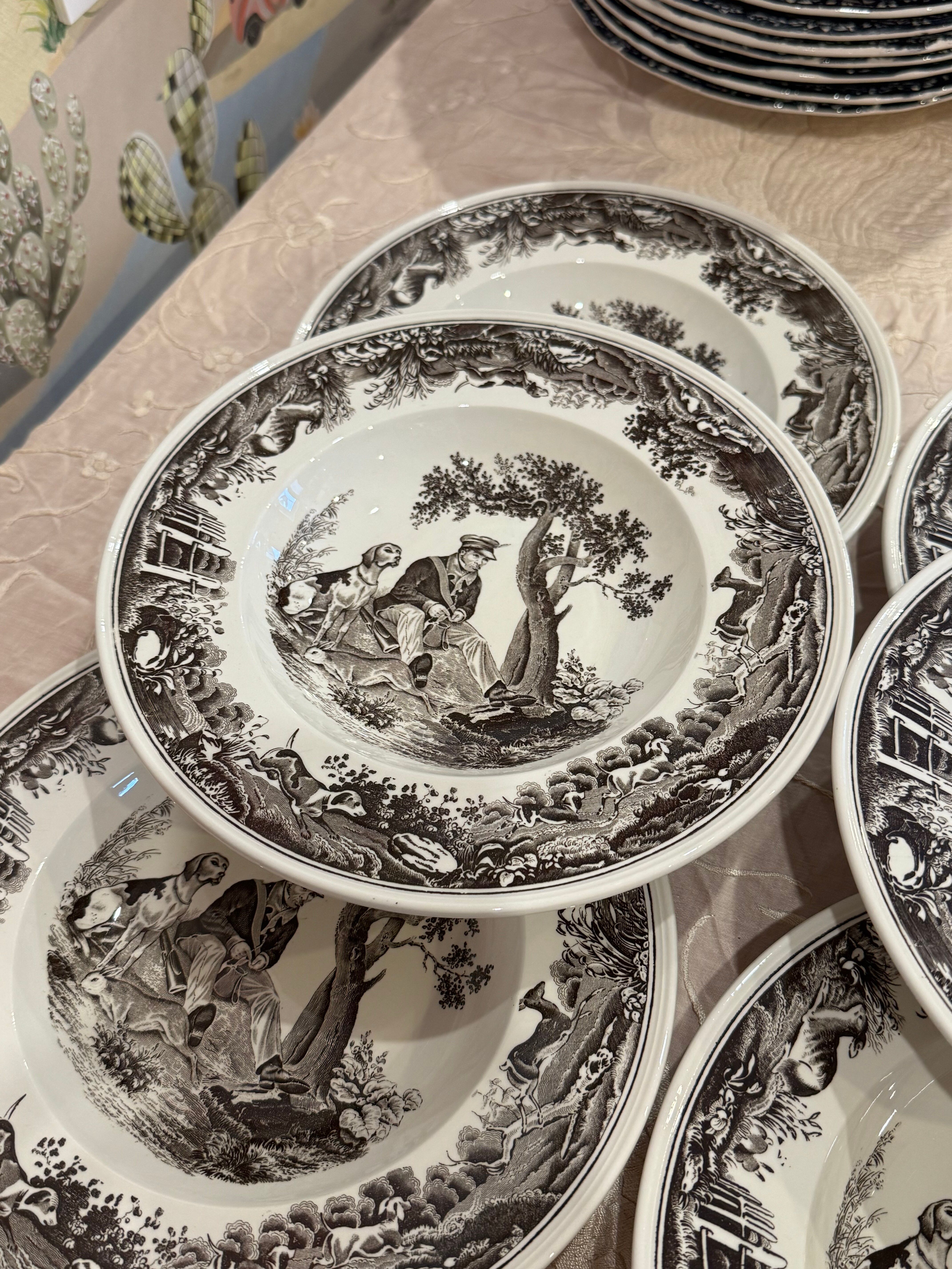 6 deep plates Villeroy and Boch model Anjou