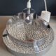 Suspension space-age in plastic bubble and aluminium
