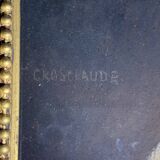 Portrait de jeune fille pastel sur toile milieu XIXe par Claude Gros