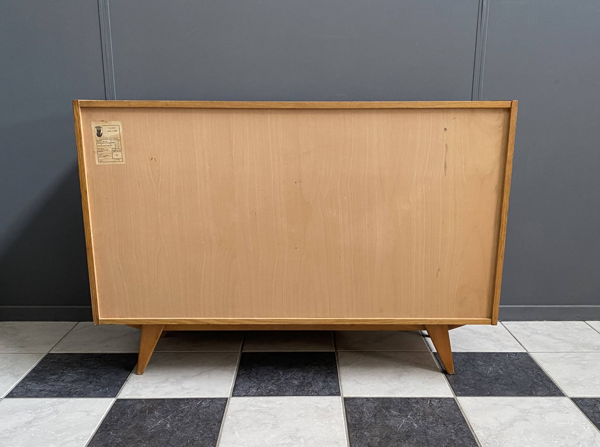Pink Jiri Jiroutek U458 sideboard 1960s for Interier Praha