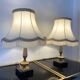 Pair of retro fringed lamps