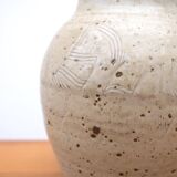 Signed ceramic vase, 1970