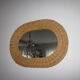 Vintage rattan mirror