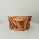 Vintage rattan basket