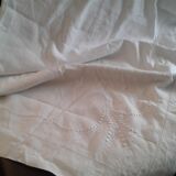 Monogrammed BG linen sheet