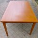 Extendable teak table by Henning Kjaernulf, Denmark 1960