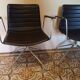 designer brown leather armchairs