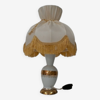 Lampe de chevet en porcelaine , vintage .