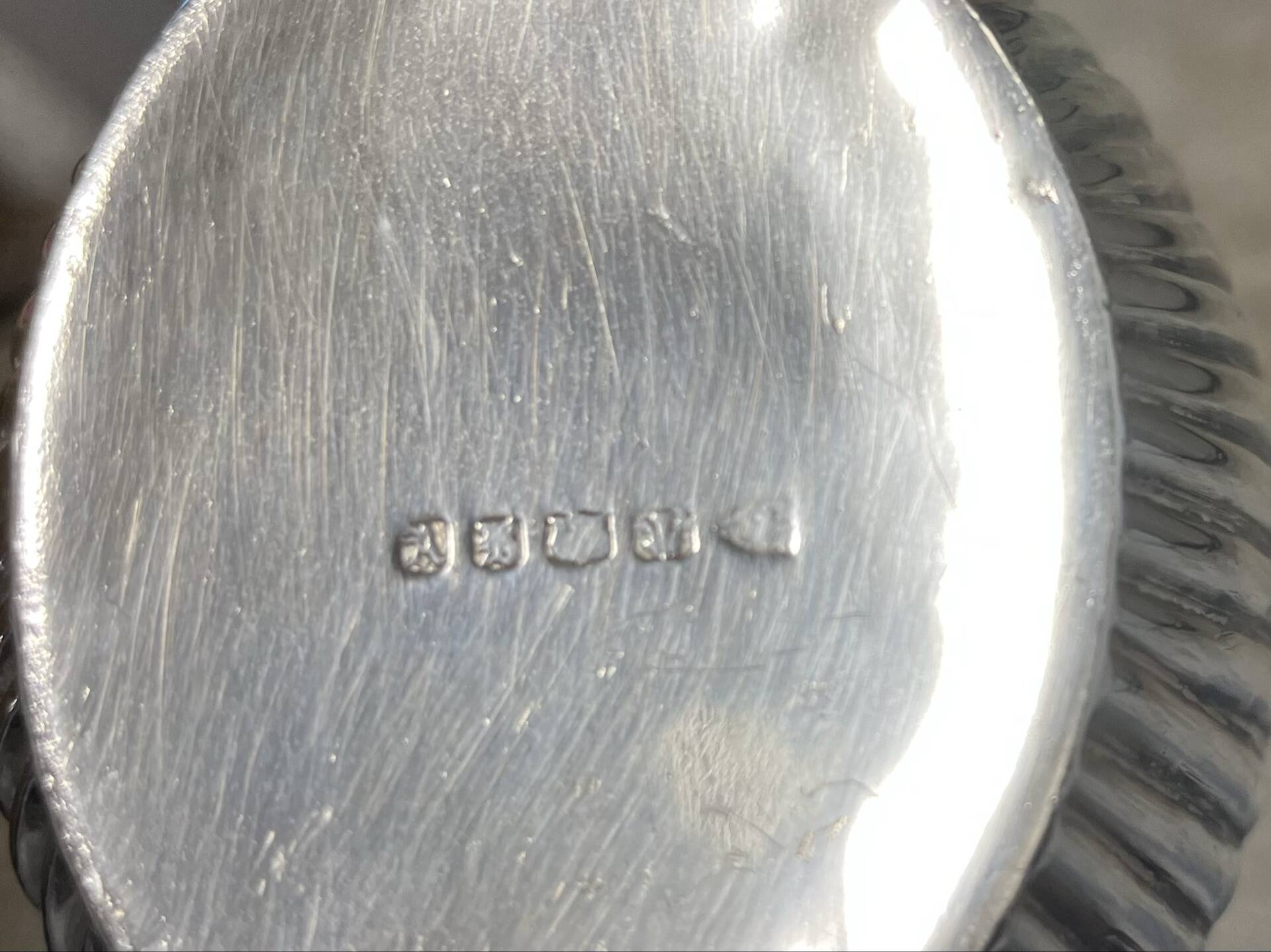 Silver-plated sauce boat
