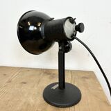 Lampe Photo de Table Vintage en Émail Noir, 1950s