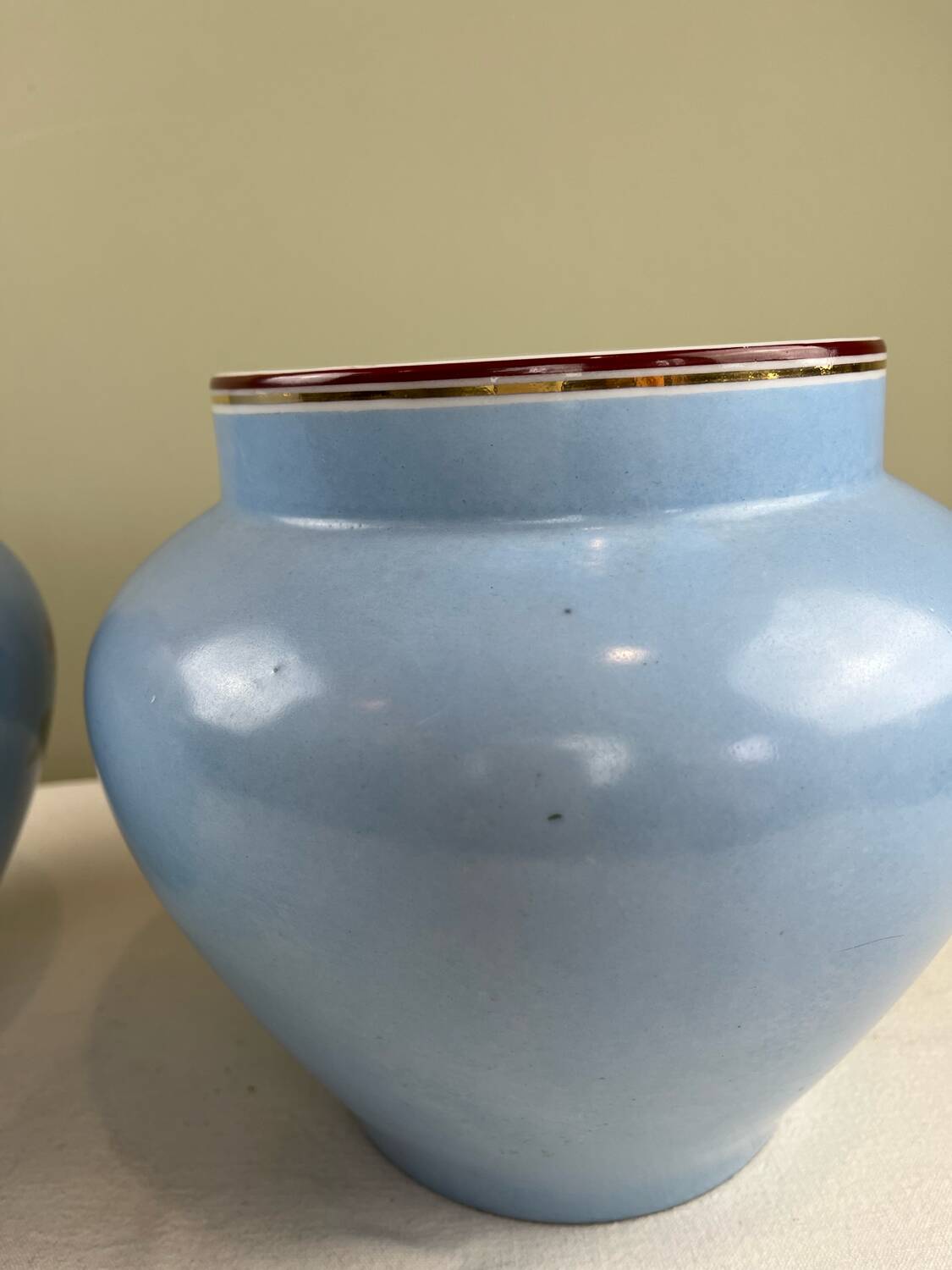 Pair of antique plant pots