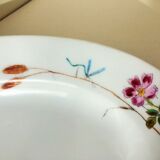 Flat oval porcelain